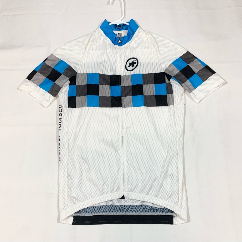 Grand Prix Womens 2XL Assos Of Switzerland Cycling Gear Jersey Full Zip S/S Mesh